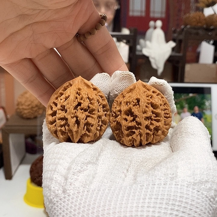 吊坠文玩核桃龙脊，39.X46