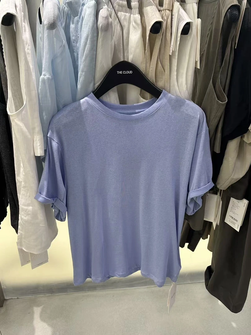 618专享福利款式蓝色T恤