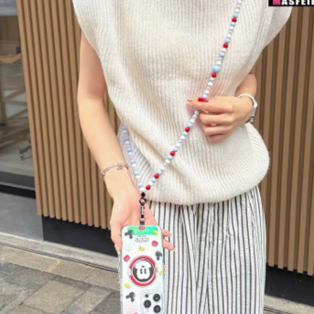 纯手工制作彩色手机挂绳