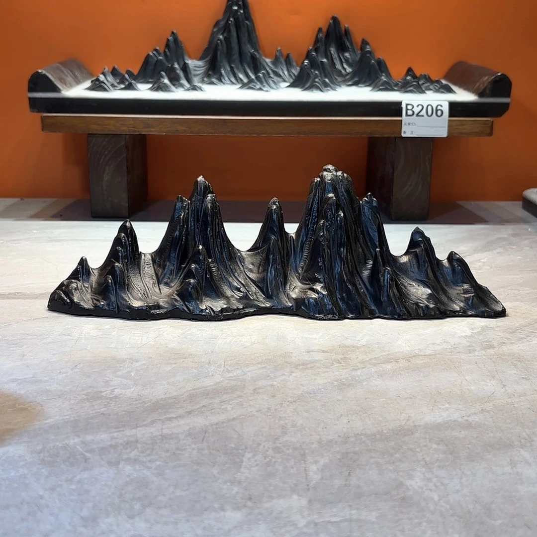 摆件清***8灵璧石奇石摆件