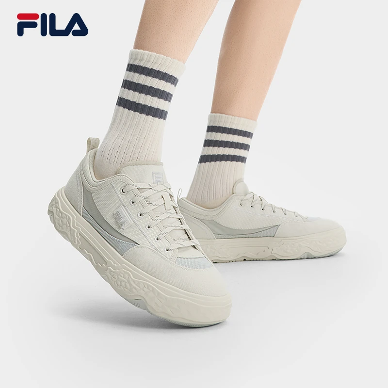 Fila/斐乐2025春夏新款男子休闲帆布鞋百搭运动鞋F12M522303F