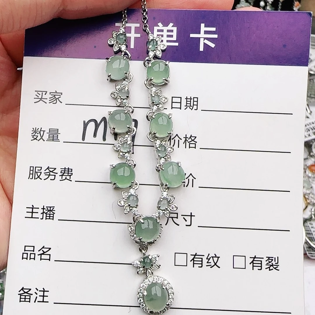 银S925镶嵌戒指翡翠戒指