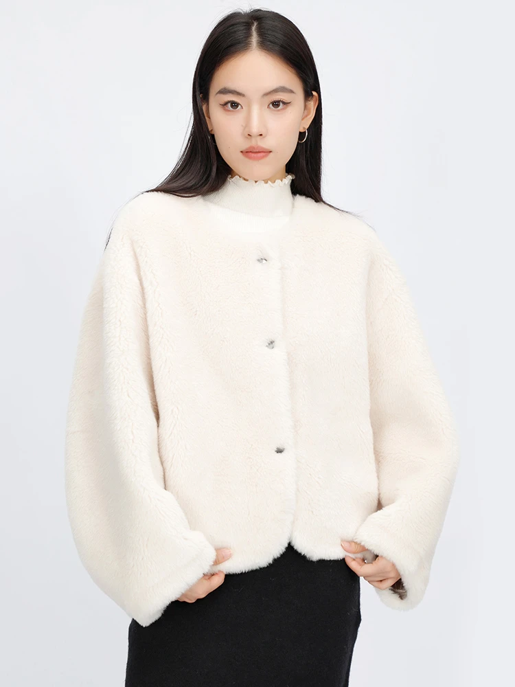 纪念日百货皮毛一体高级感小个子毛毛外套159750751