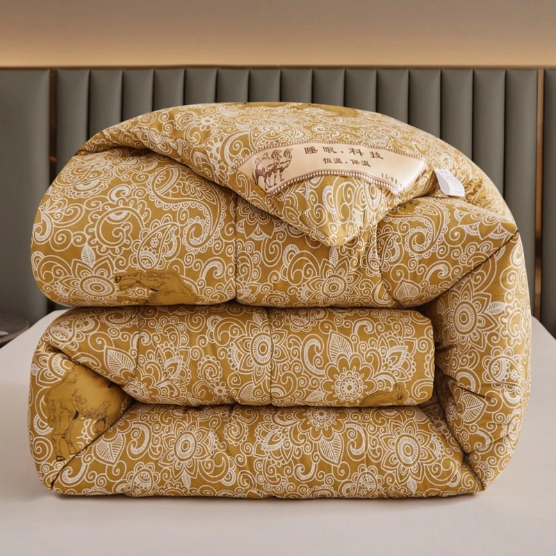 清仓加厚驼纤绒冬被保暖被芯双人200x230cm加大被芯棉被子秋冬被