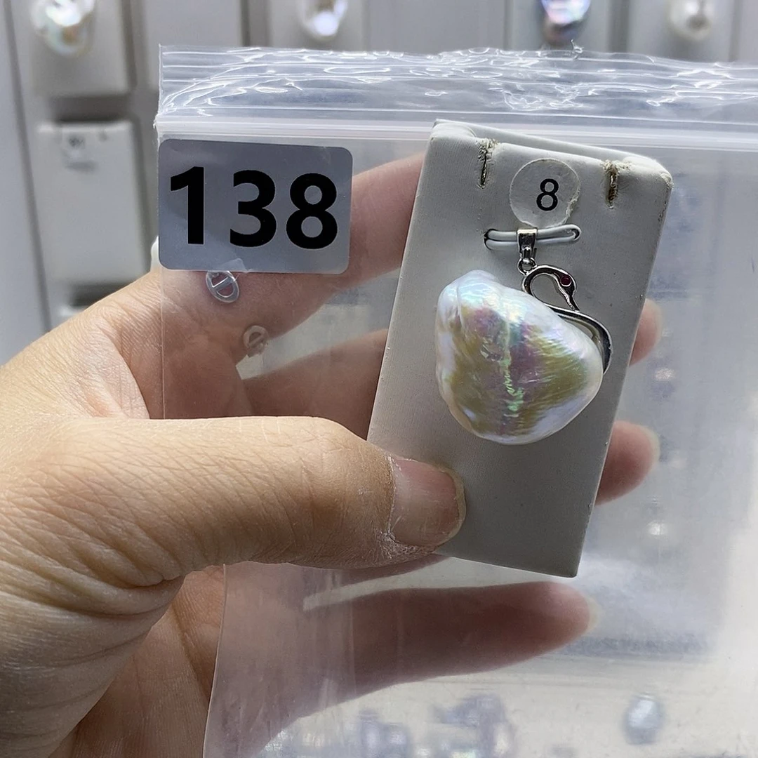 颈饰合金淡水珍珠