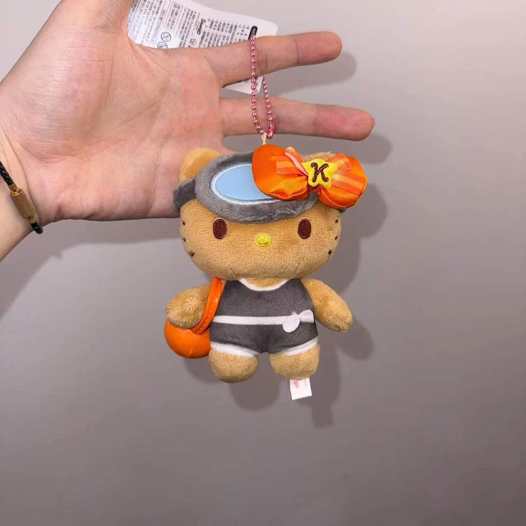 【济州岛限定】HelloKitty 济州岛黑皮海女Kitty挂件 潮玩挂件