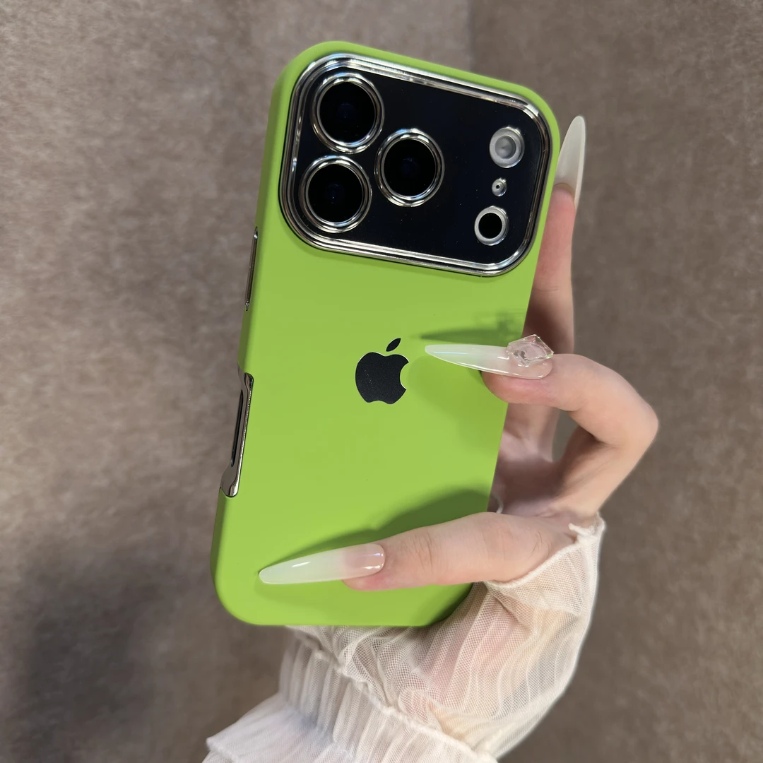 高颜值适用苹果17promax手机壳全包电镀iPhone16小众15个性14女款