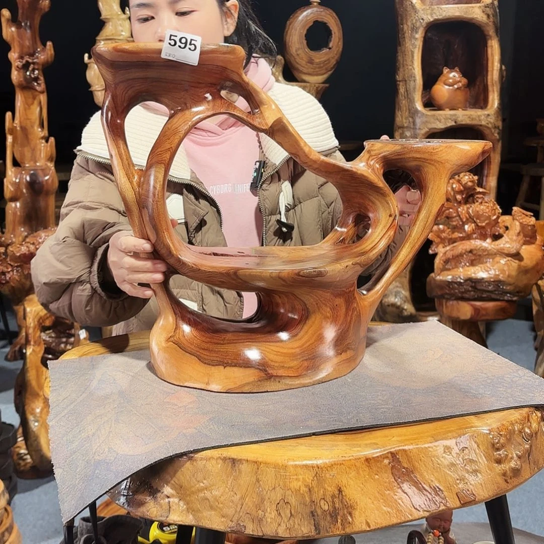 香樟木博古架50-20-37