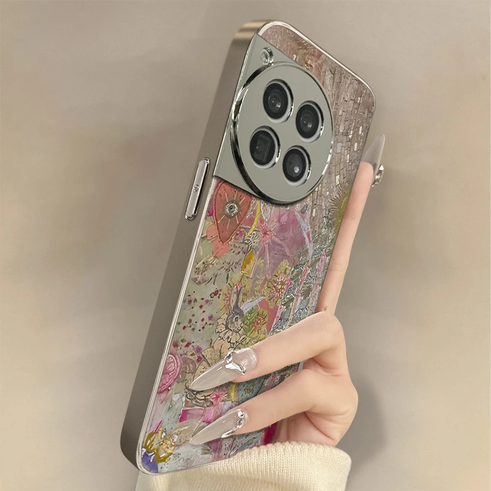 兔子城堡适用一加13手机壳实用数码配件女款全包防摔高级感保护套