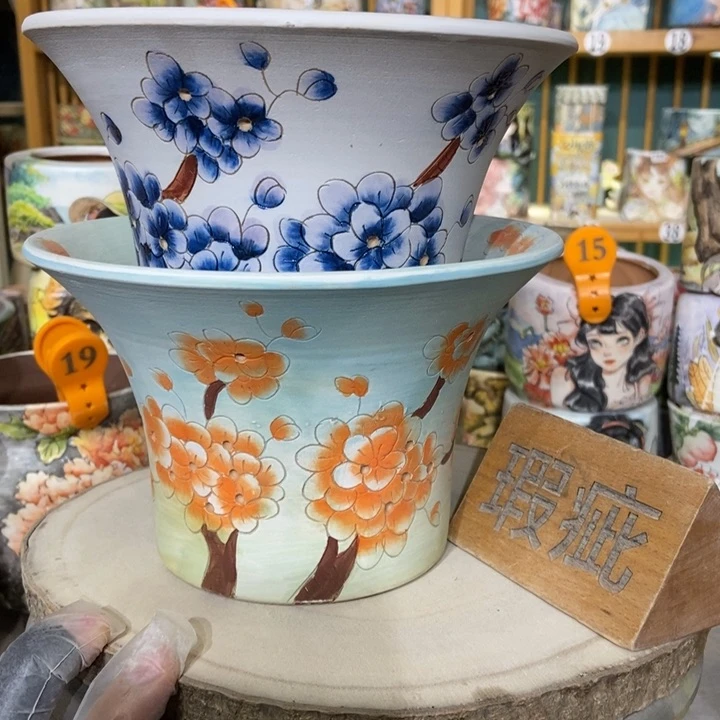 红陶景德镇艺术手绘作品