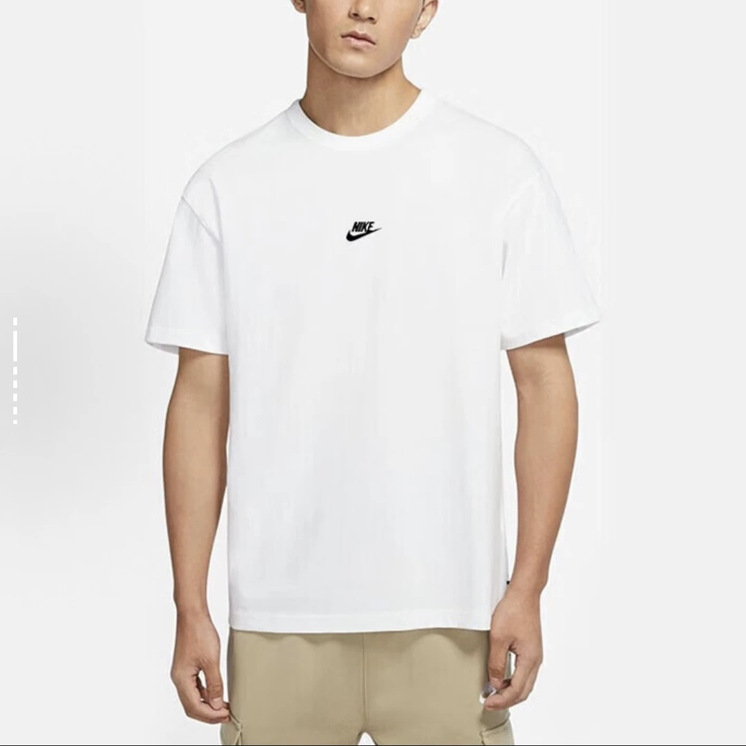 NIKE耐克短袖男夏季新款休闲运动宽松透气纯棉T恤半袖DO7393
