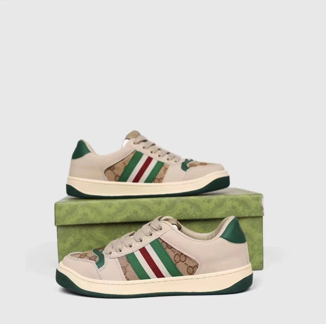 GUCL【经典小脏脏】轻奢高端大气透气板鞋高档经典百搭男鞋