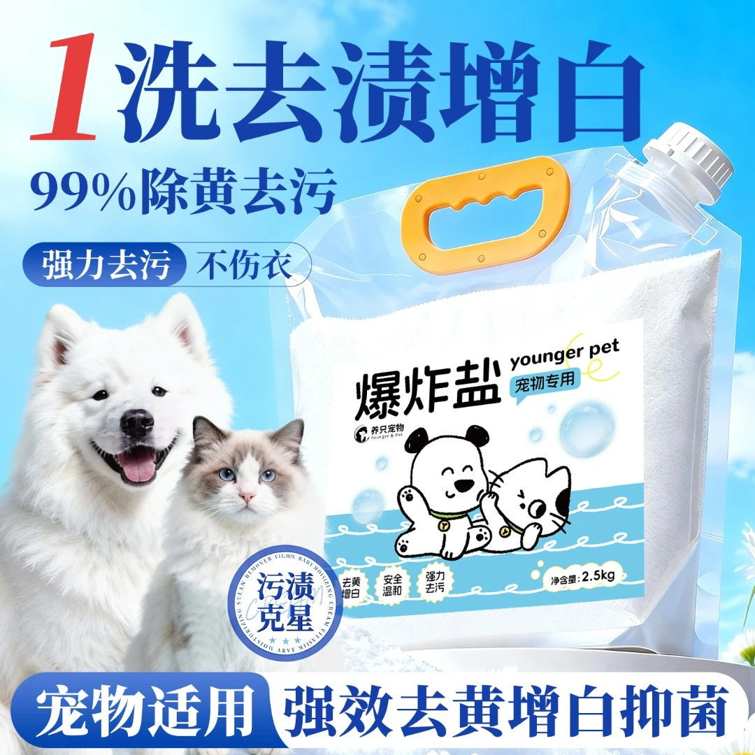 家庭洗护爆炸盐小苏打洗衣去污渍活性氧去黄增白神器去尿渍专用