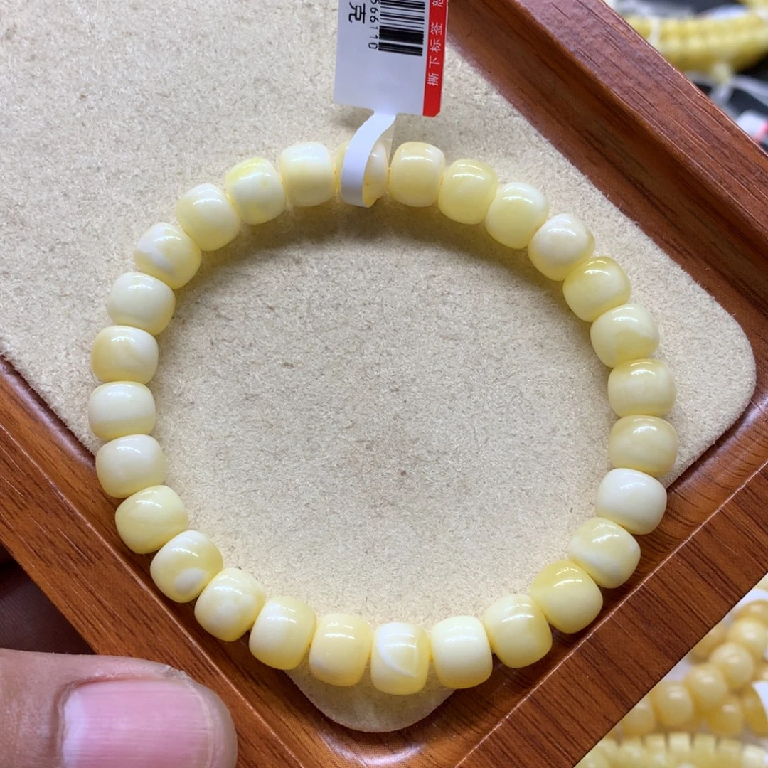 未镶嵌蜜蜡手链蜜蜡
