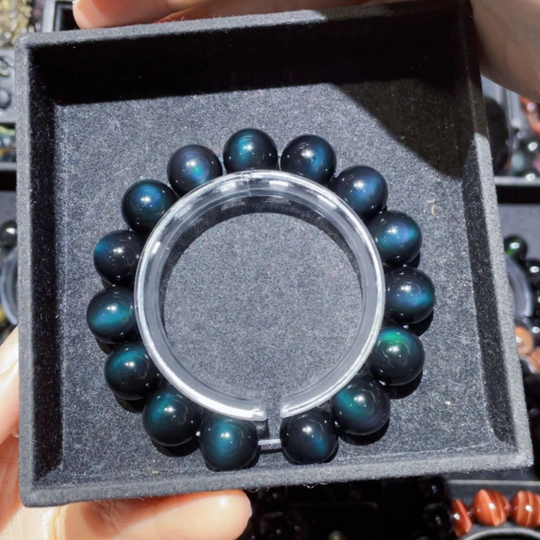 【闪购商品】黑曜岩手链未镶嵌西***负