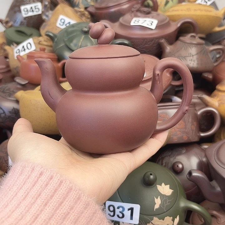 紫砂茶壶壶花泥了