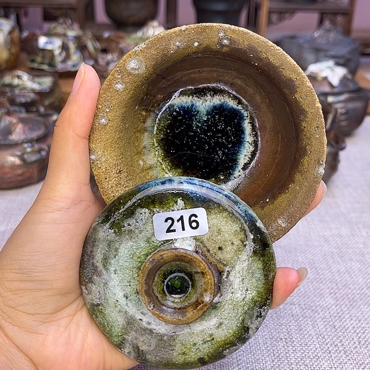 裸柴烧陶瓷手工茶器