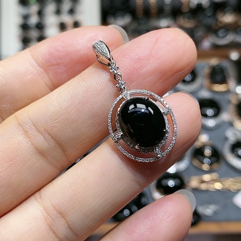 【闪购商品】翡翠18K金镶嵌颈饰缅甸翡翠