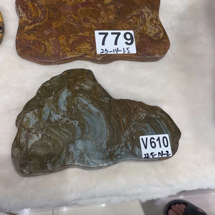 紫砂茶盘申*玉化壶承2个