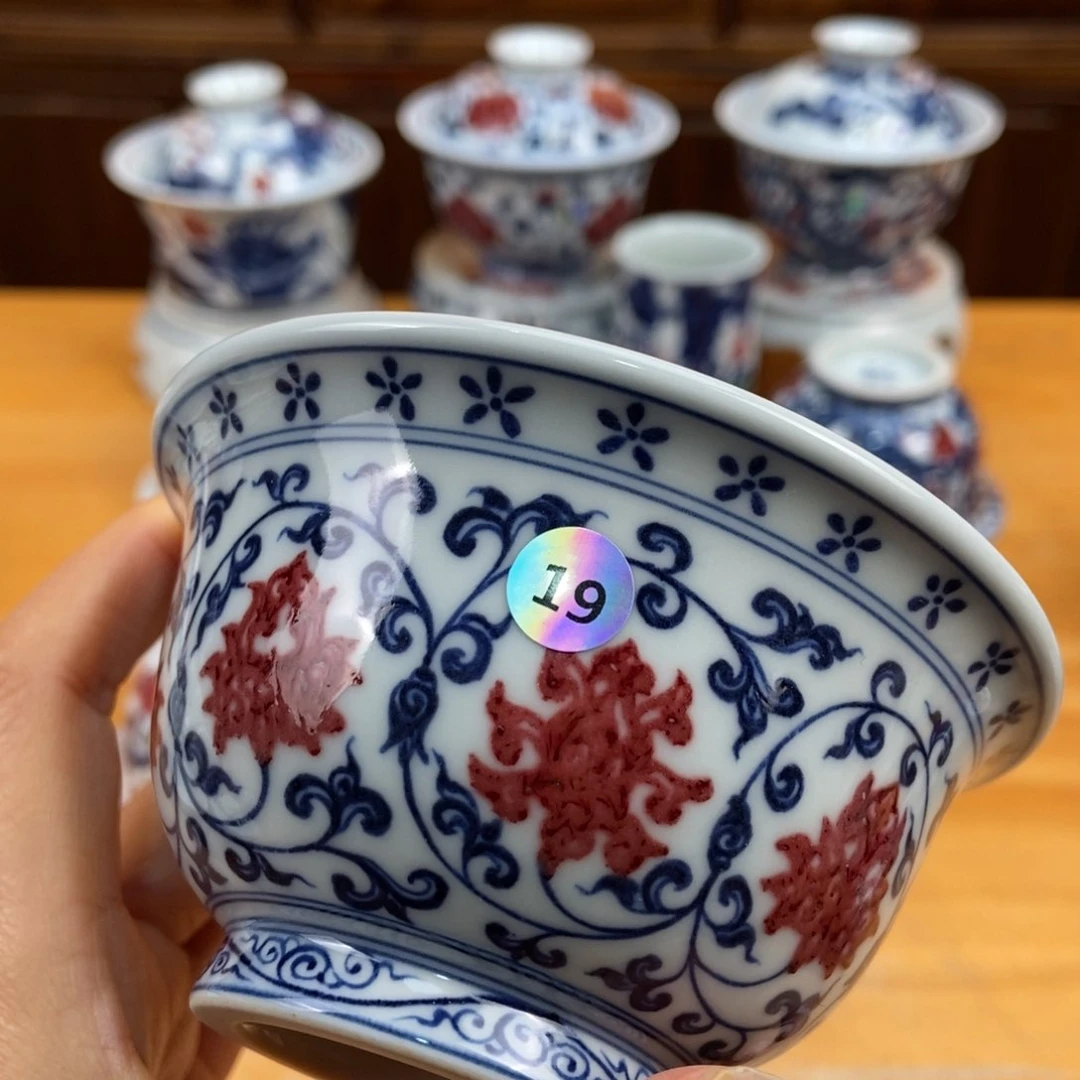 手绘现代茶具非古董