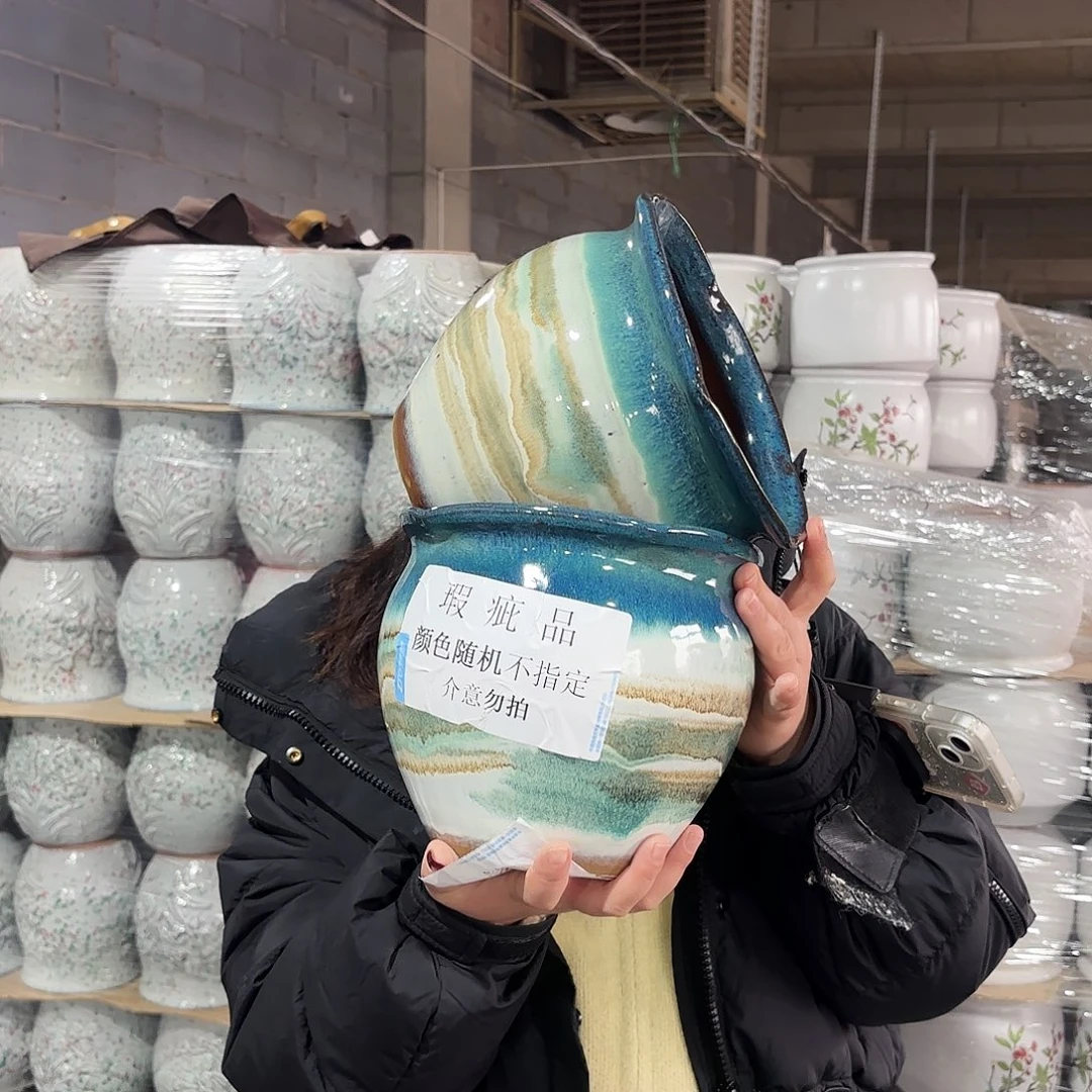 瑕疵两个高18/20红陶