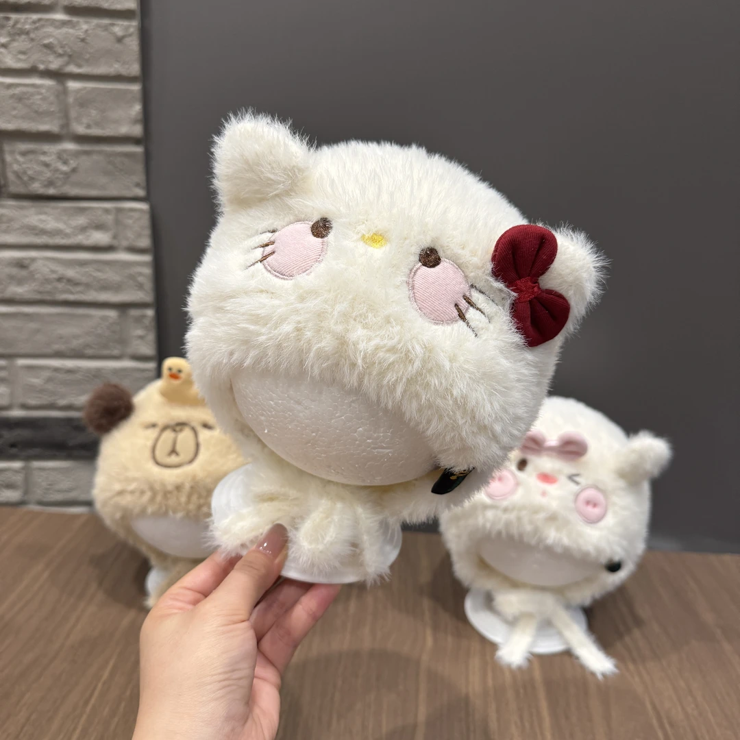 【乖萌可爱】宝宝帽子秋冬护耳帽儿童可爱超萌毛绒小猫保暖防风帽