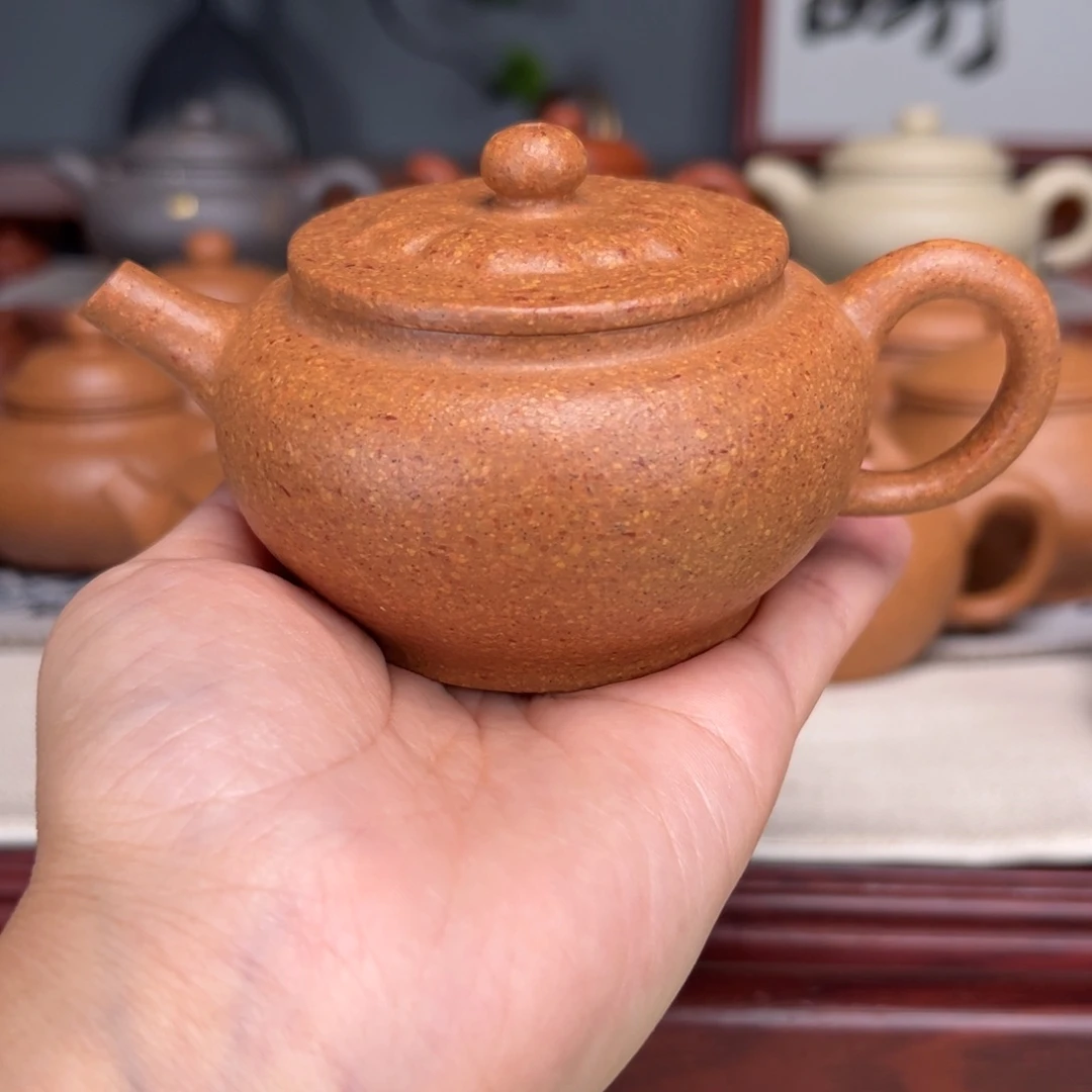 茶壶紫砂梨皮黄的160