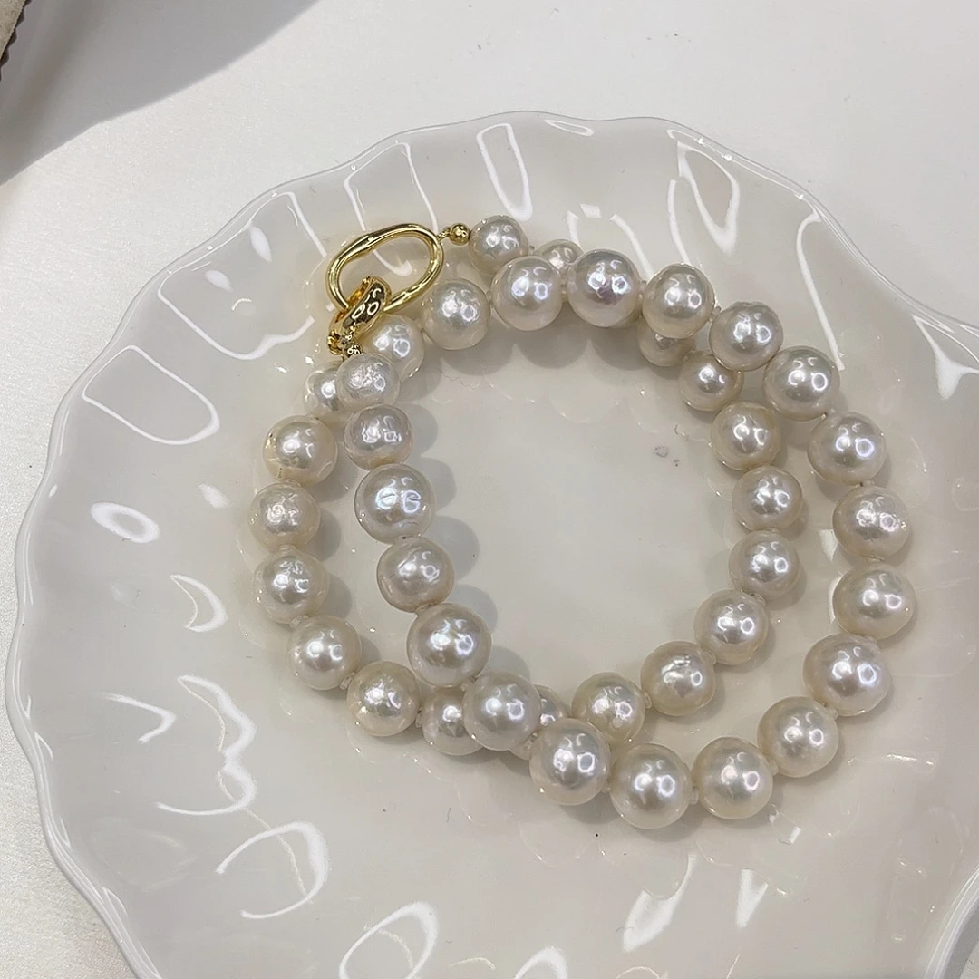 淡水珍珠颈饰合金