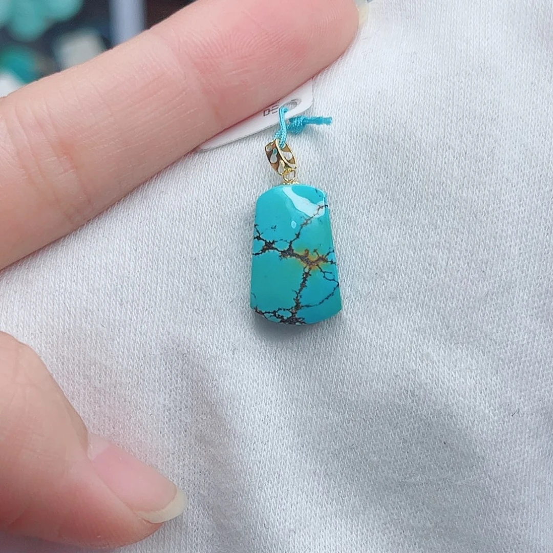 绿松石18K金镶嵌绿松石