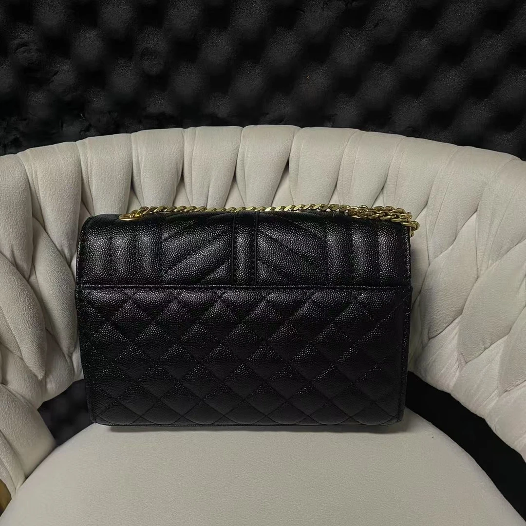 时尚潮流打造真皮女士包斜挎包新信封鱼子酱 0589 黑色