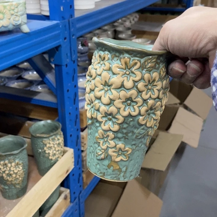陶瓷花盆单场满9.9发9*15
