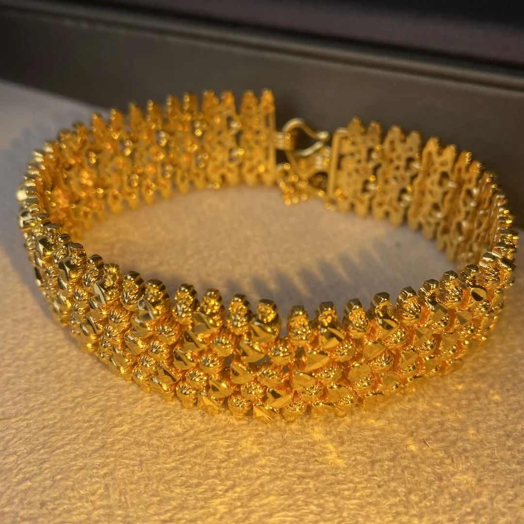 6421【手镯】轻奢精品金色女士手镯