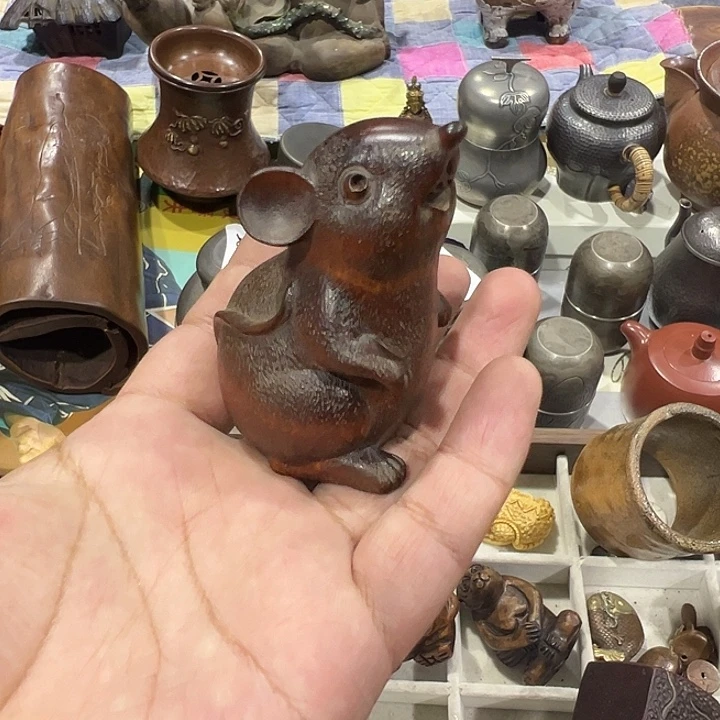 南***战大叶紫檀（黑酸枝木类）木的中古回流好物