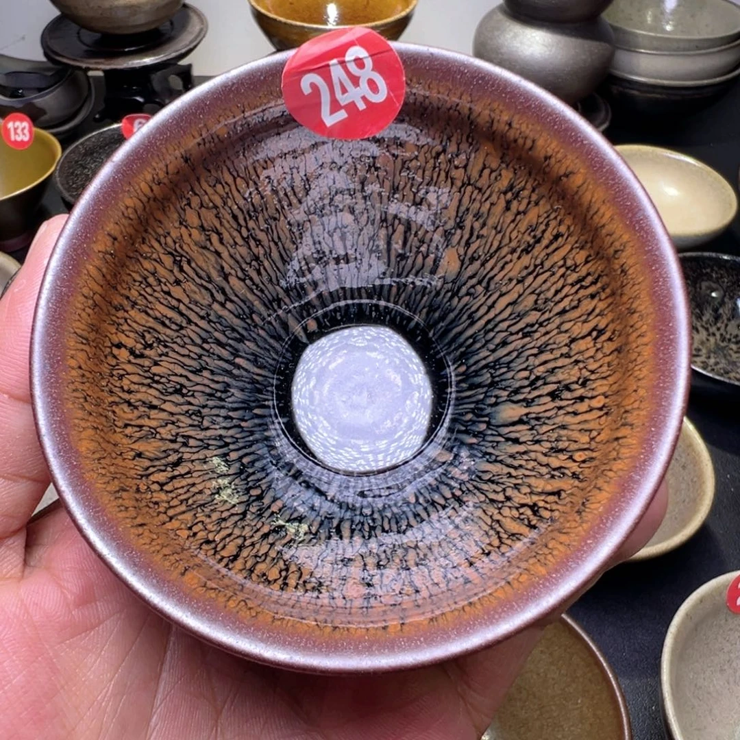 茶盏老黄头龙窑柴烧茶盏