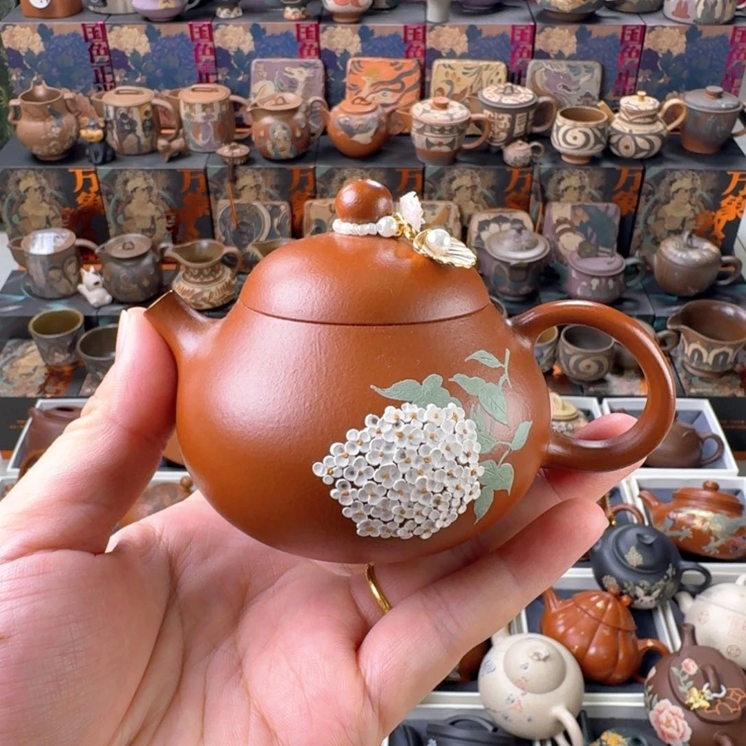 茶壶紫砂北**经150cc原矿精工半手