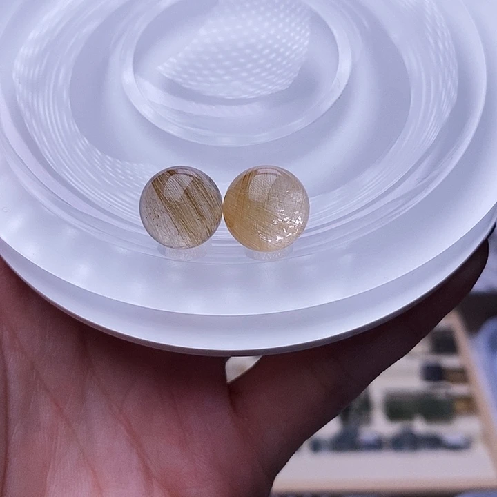 水晶天然水晶定制打孔不退不换未镶嵌