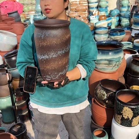 口20高33一个盆子。