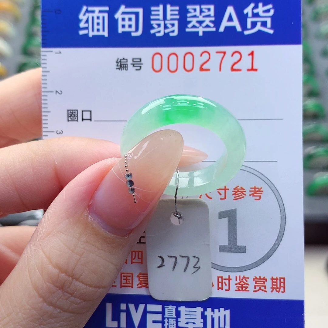 未镶嵌戒指翡翠17.18号