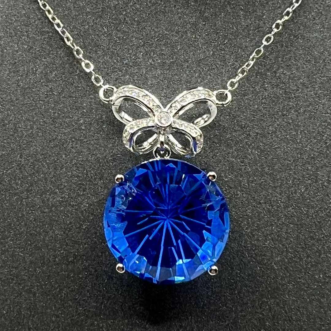 吊坠【蓝色】精工奢华蓝吊坠-141