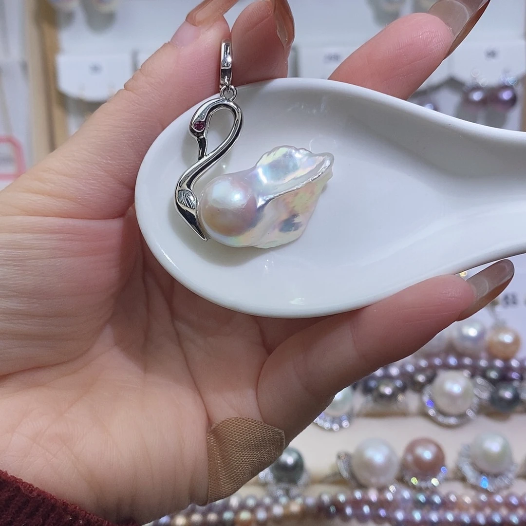 吊坠(不含链)未镶嵌淡水珍珠w