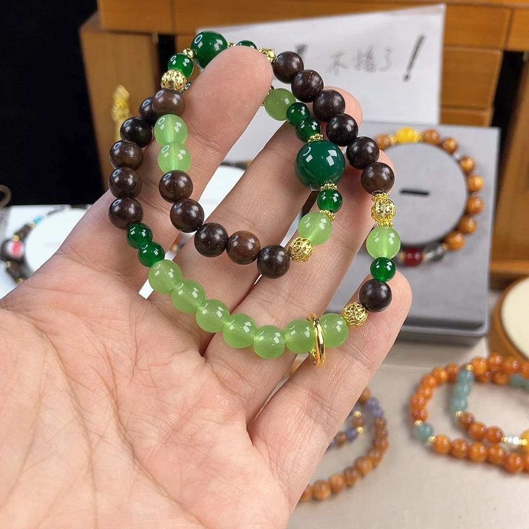 和田玉手饰银S925镀金镶嵌