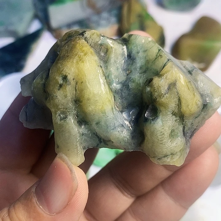 五***哥翡翠散珠天然翡翠A货挂件