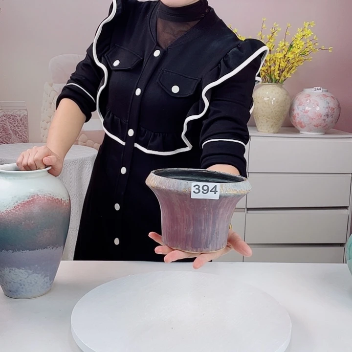 摆件有孔394 景德镇陶瓷艺术精品