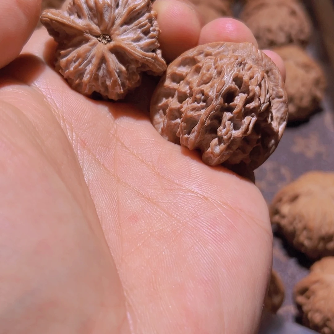 瑞麟文玩核桃山地无名野核 34.36.34