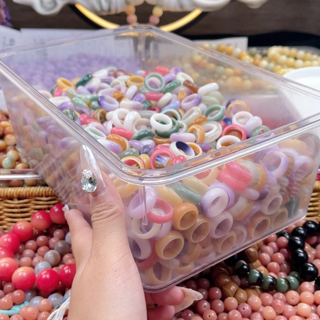 白玉菩提吊坠z12-13mm10颗。多宝跑环 微瑕