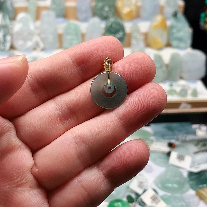 吊坠(不含链)未镶嵌翡翠78子母扣