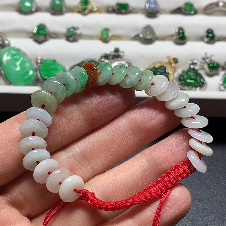 翡翠未镶嵌手链手链