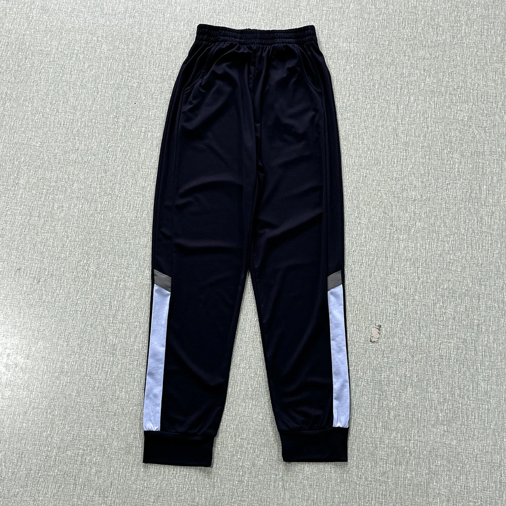 夏季威海荣成小学初中冰丝校服裤子外穿藏青色男女孩校服长裤儿童