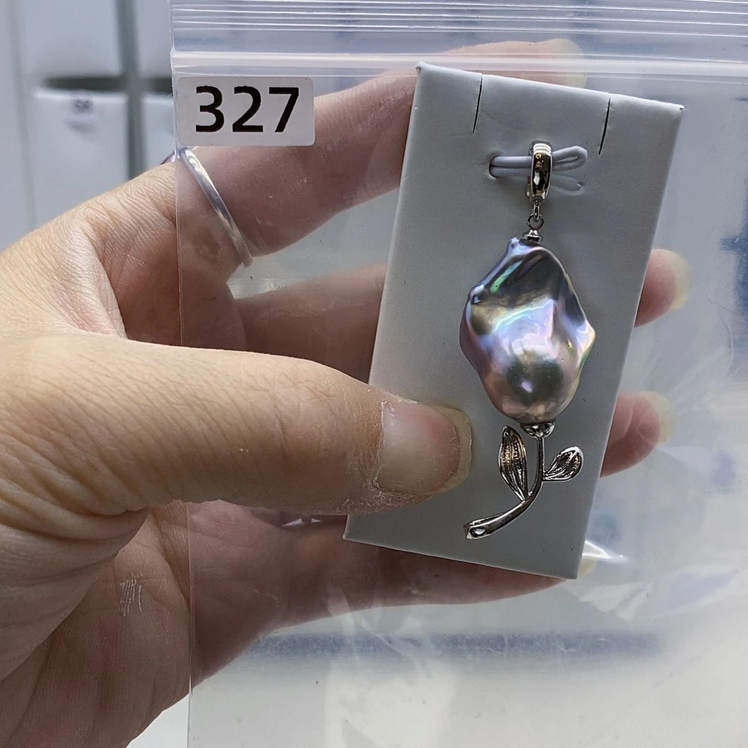 颈饰合金淡水珍珠