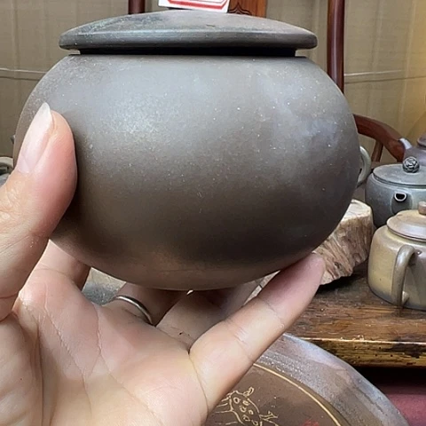泓***毅戬谷龙窑柴烧茶罐140
